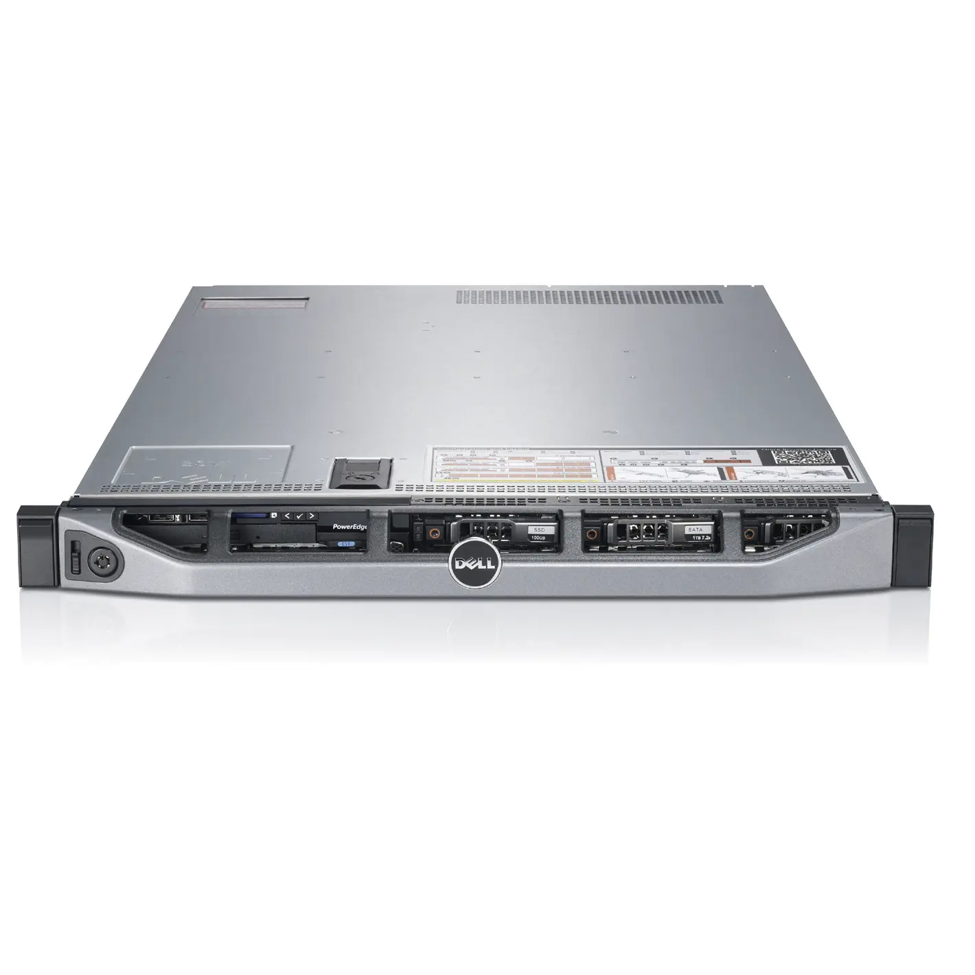 Servidor rack Dell PowerEdge R620 visto desde el frente